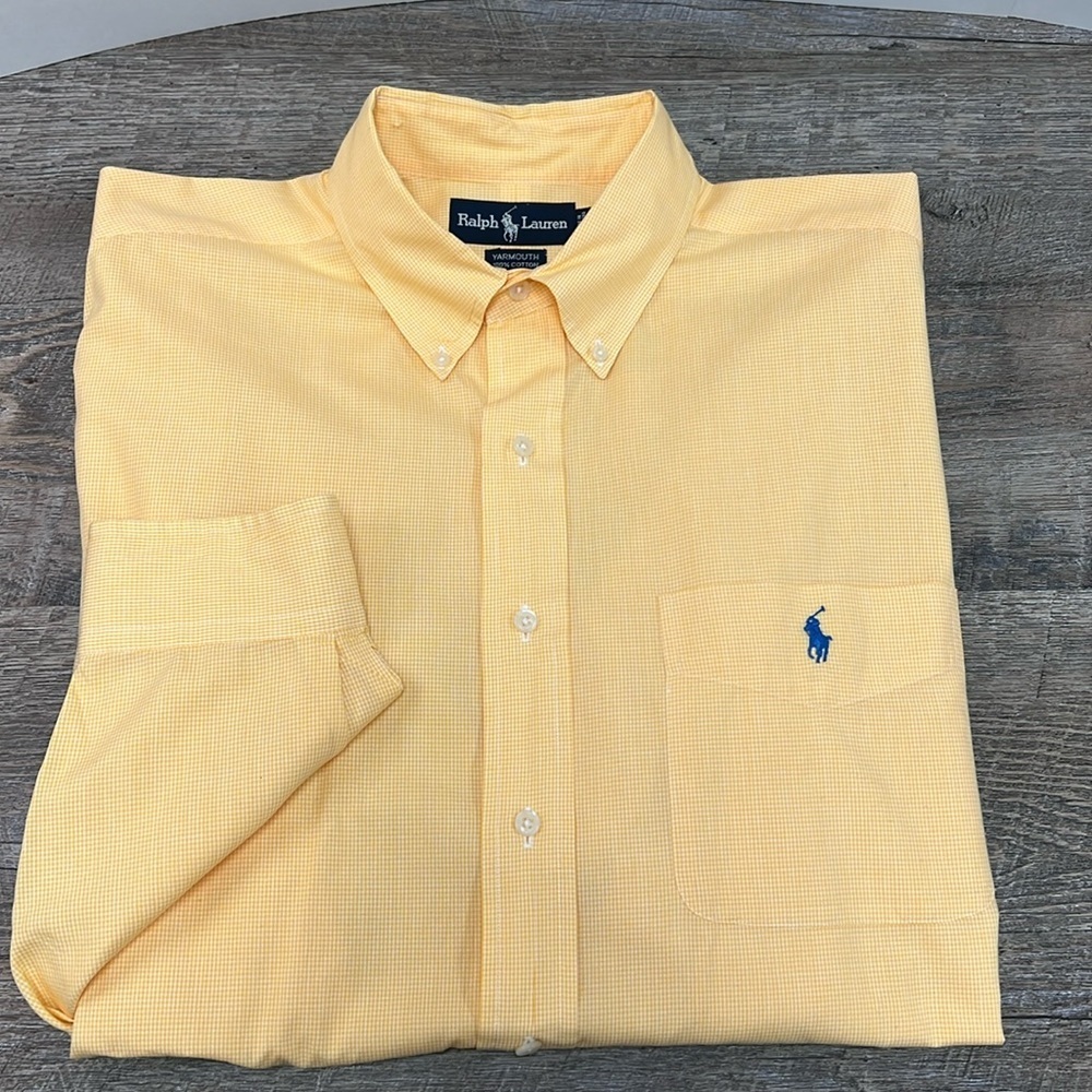 Polo Ralph Lauren YARMOUTH Men’s Long Sleeve Logo Embroidered Button Down Shirt